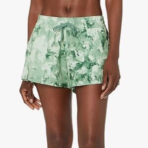 New Women's Kanu Surf Darren UPF 50+ Active Swim Board Shorts Seafoam Green